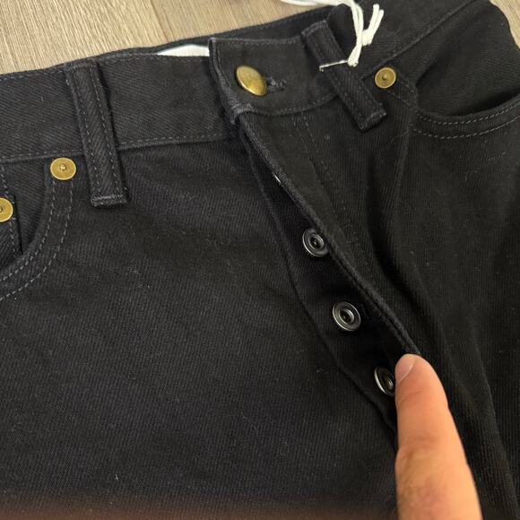 Madewell Alexa Chung High Rise Straight Denim Jeans US Women's 25 - Picture 5 of 7